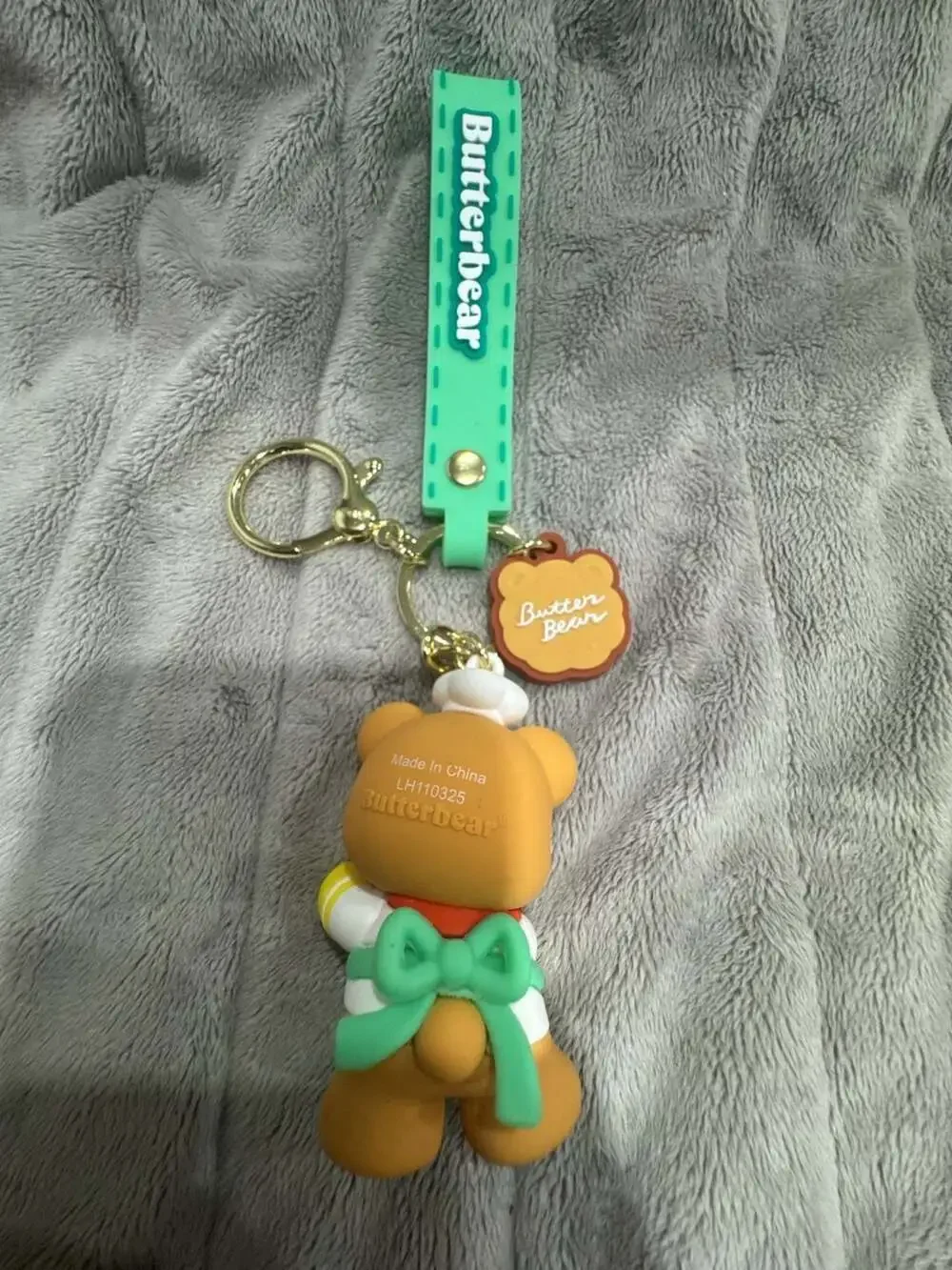 Butterbear Baker Silicone Keychain Figure